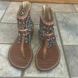 Sam Edelman Gabriel Saddle Lea Sandal Size 6.5